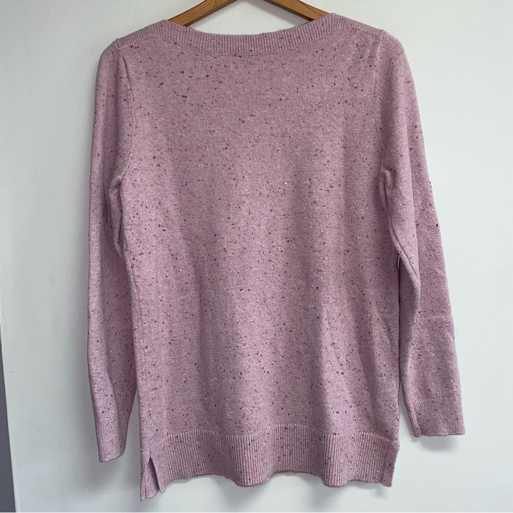 LOFT Pink Sweater, Size Large - Picture 7 of 11